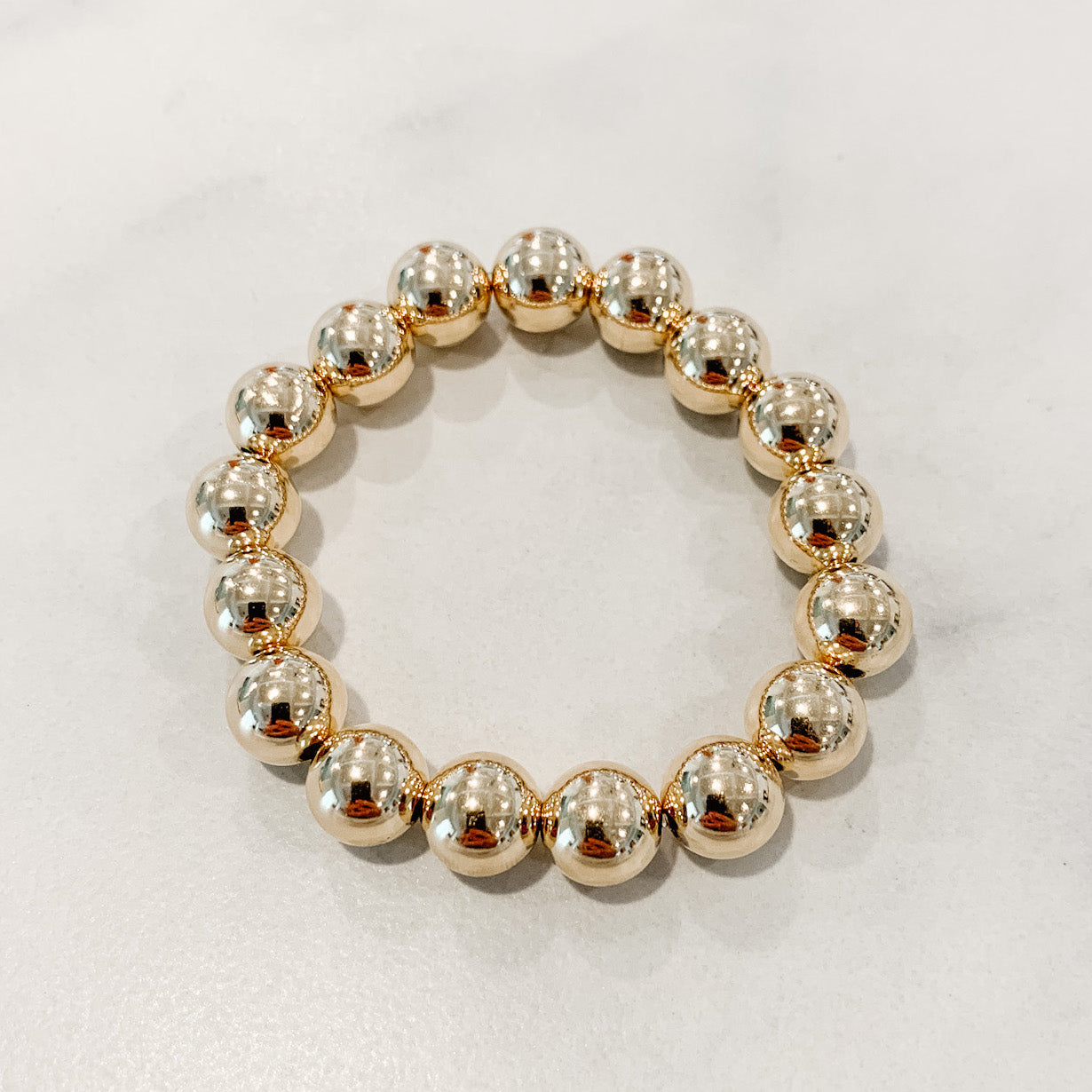 Classic Gold Beaded Bracelet