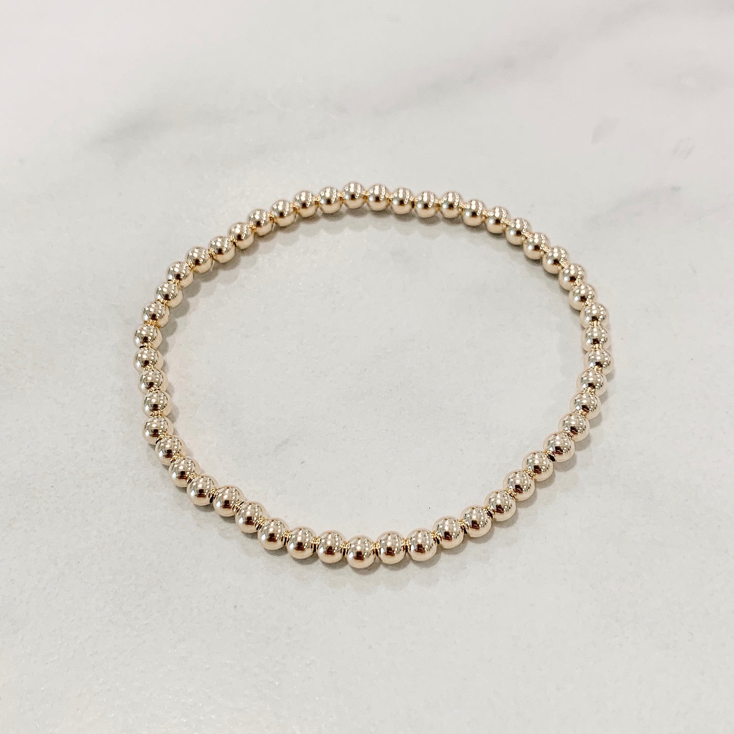 Classic Gold Beaded Bracelet