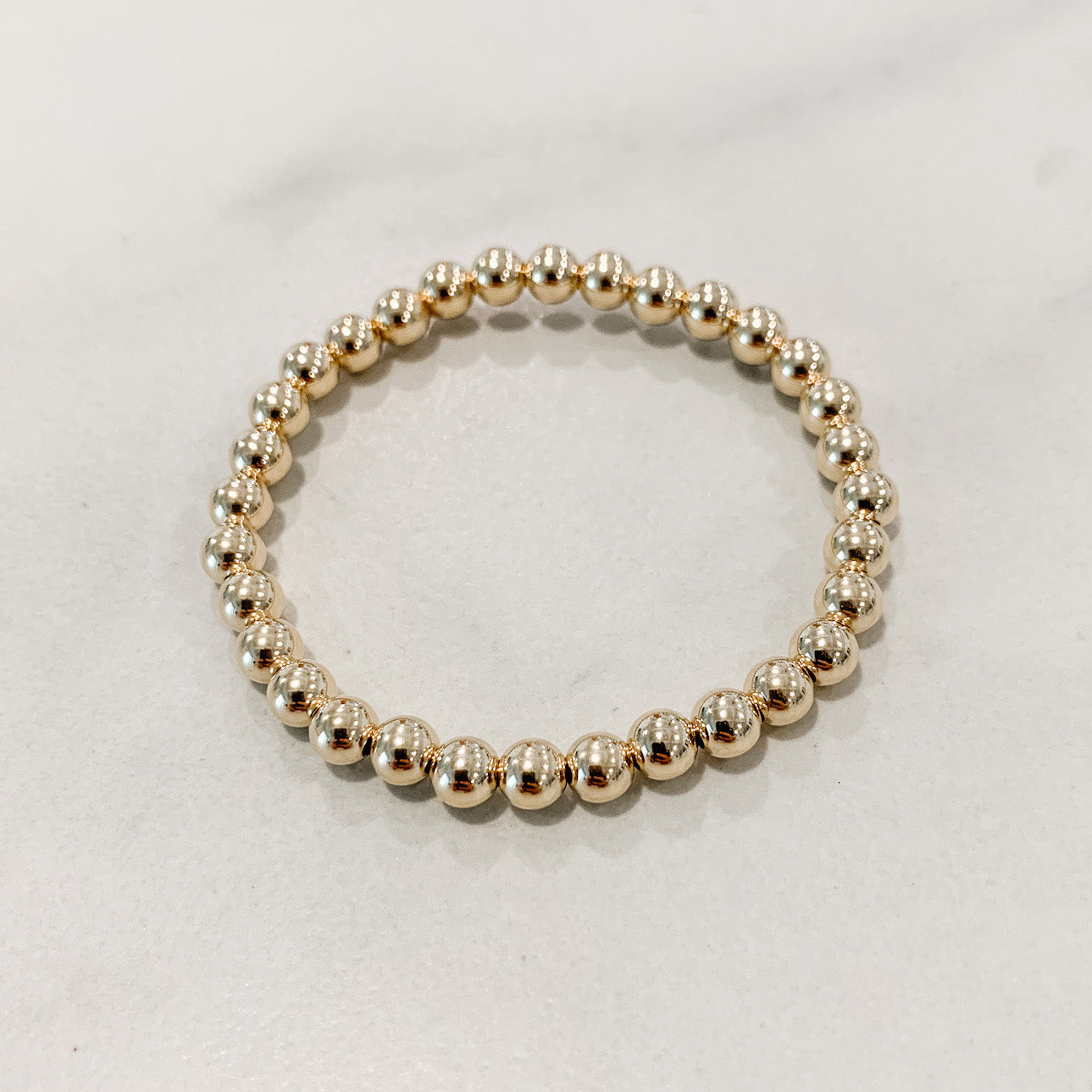 Classic Gold Beaded Bracelet