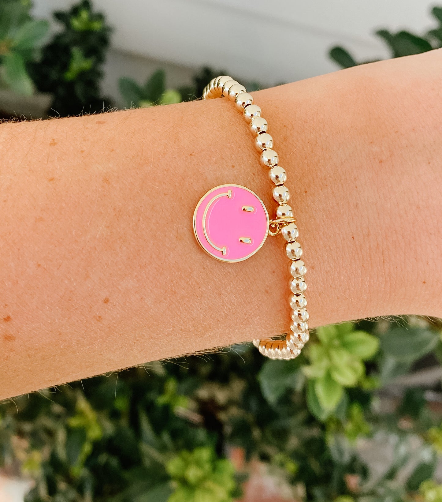 Children's Smiley Gold Bracelet