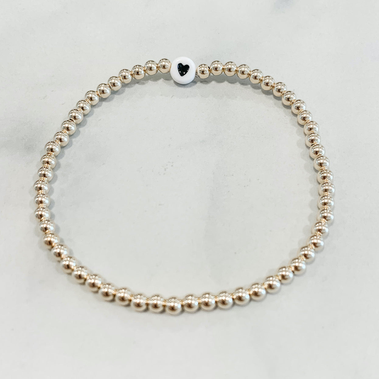 Custom Classic Gold Beaded Bracelet