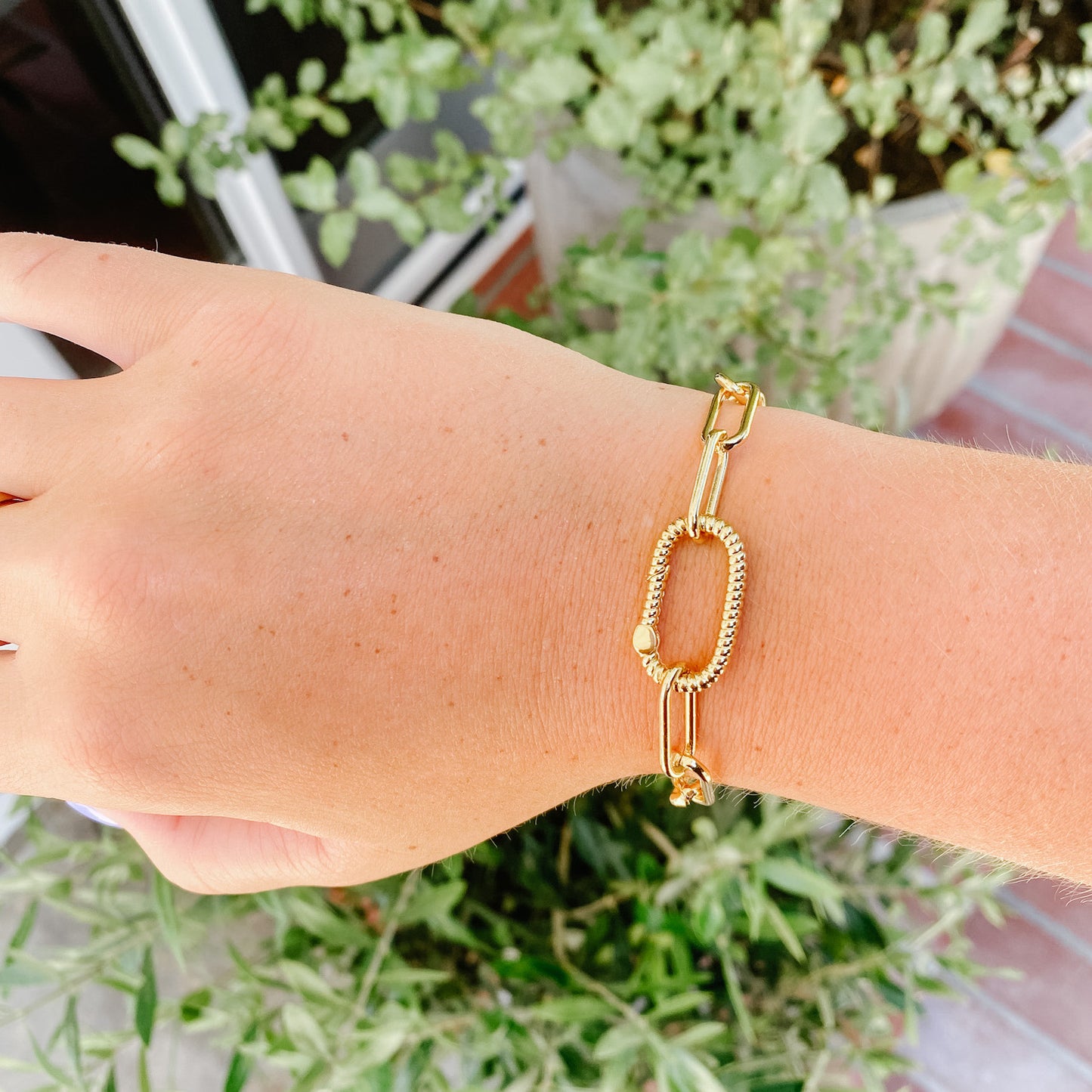 Gold Filled Lauren Link Bracelet