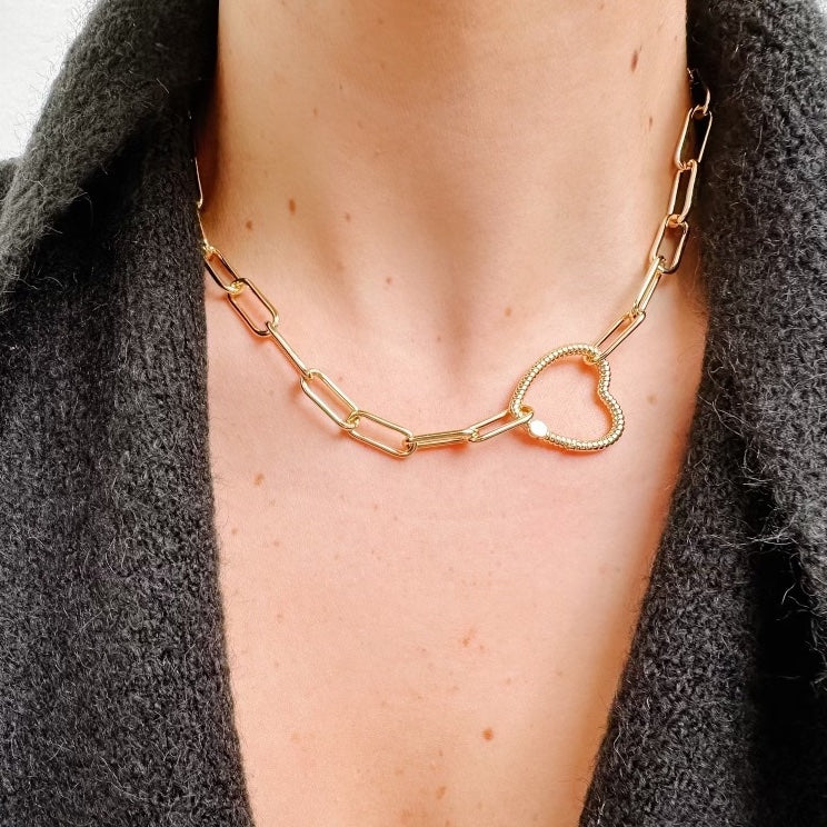 Gold Filled Lauren Love Link Necklace