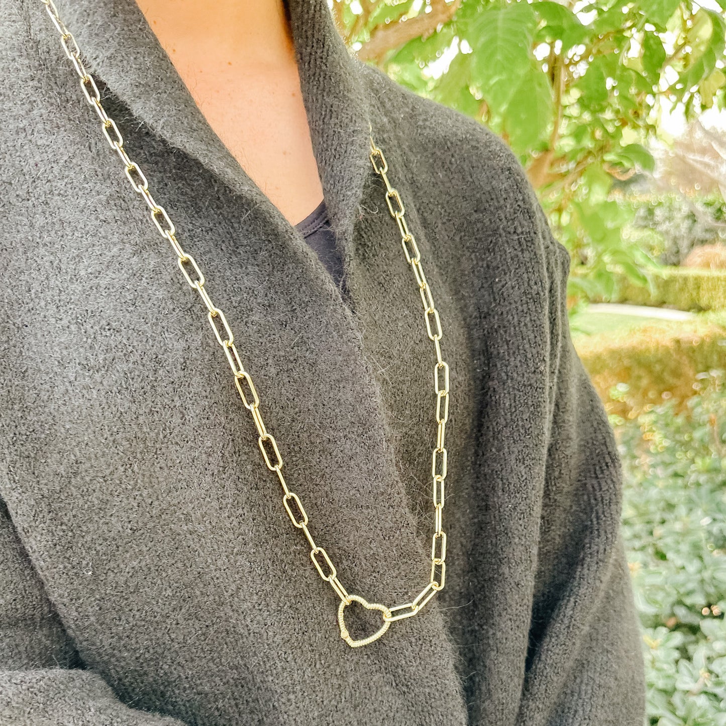Gold Filled Lauren Love Link Necklace