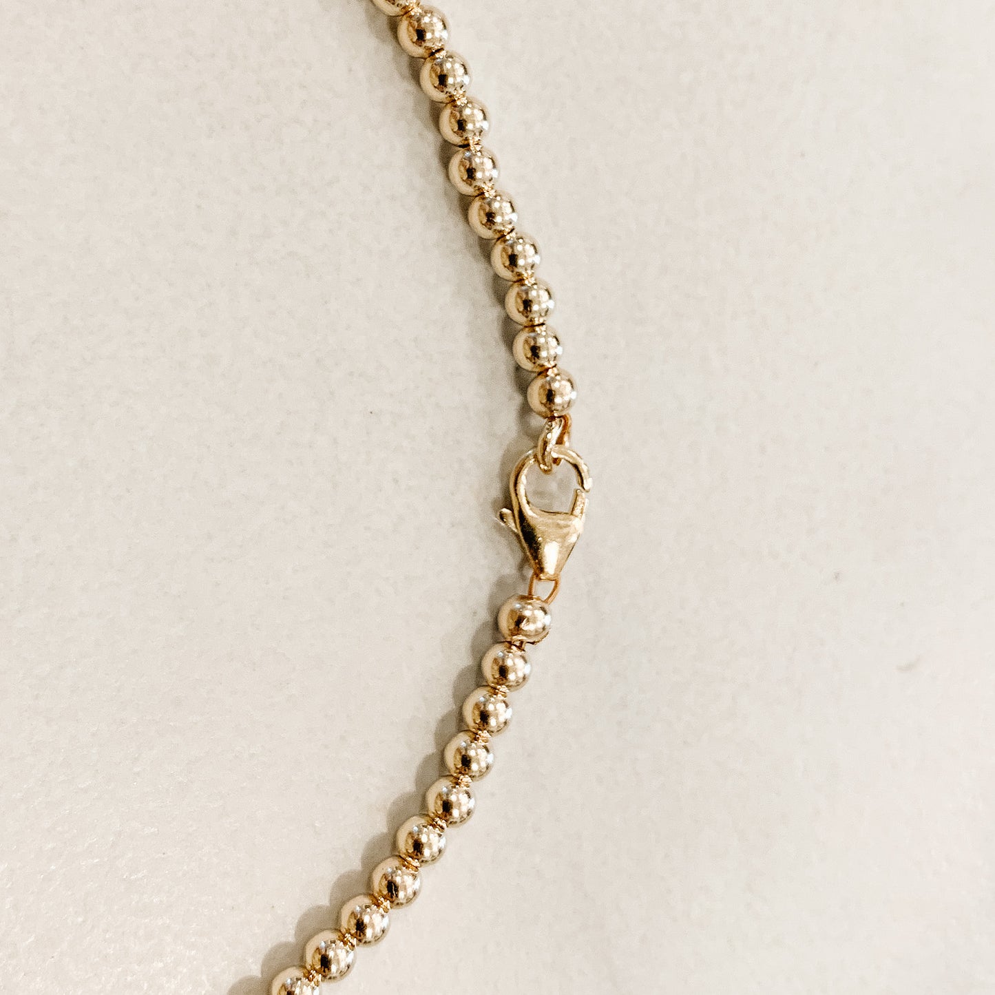 Classic Gold Beaded Necklace